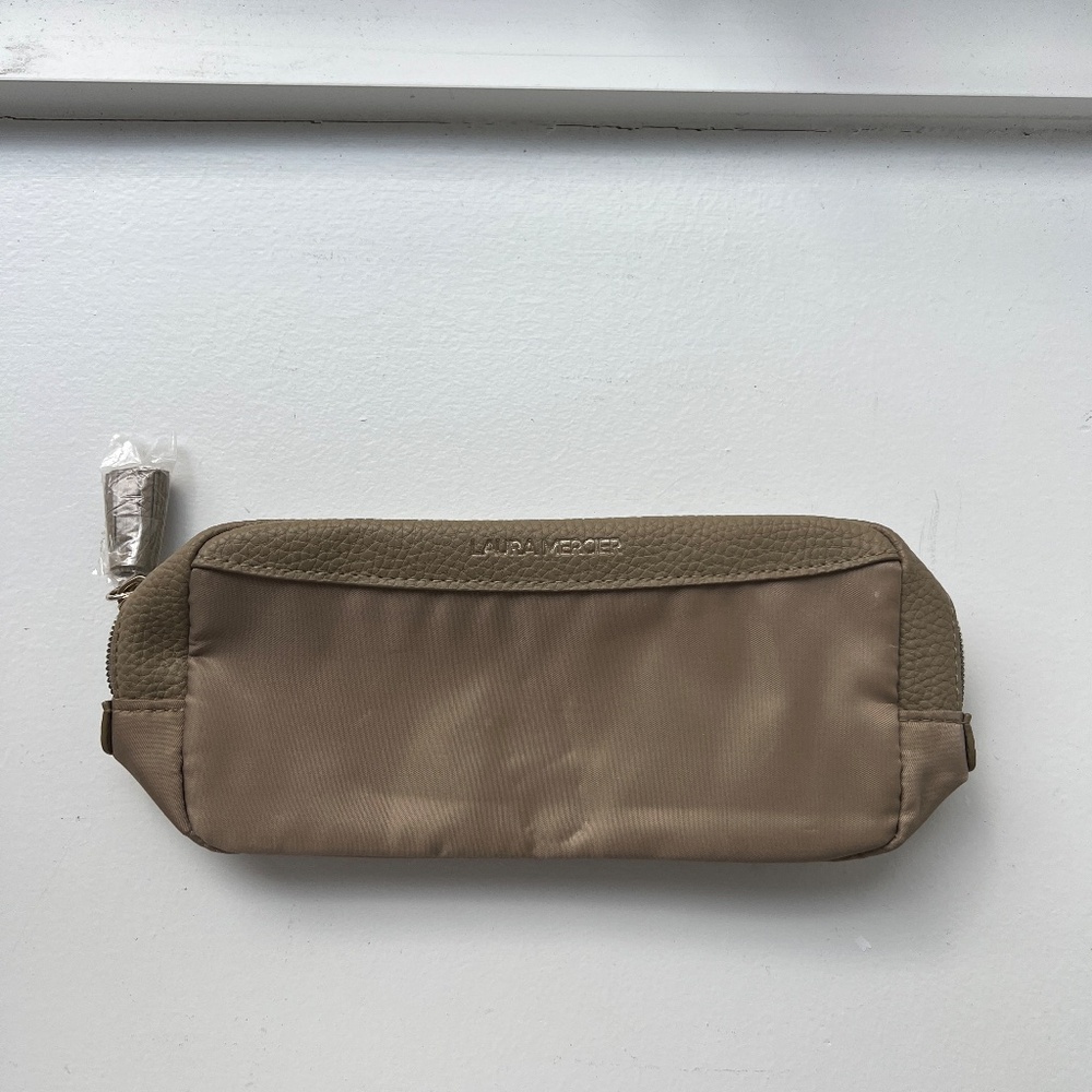Laura Mercier Tan Cosmetic Bag NWOT